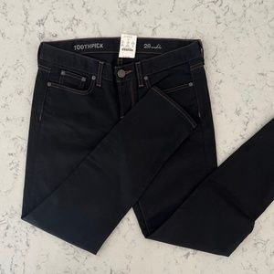 NWT J.Crew Women’s Black Super-Skinny Stretch Jean, Size 28 Ankle